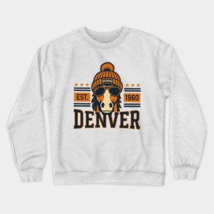 Denver-Broncos Crewneck Sweatshirt