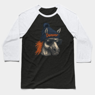 Denver-Broncos Baseball T-Shirt