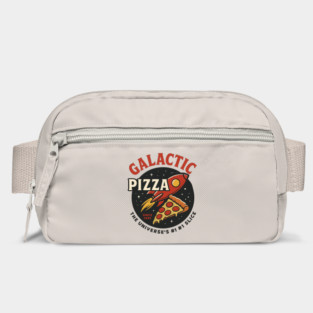 Galactic Pizza  – Vintage Retro Space Pizza Rocket Bag