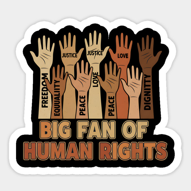 Big Fan of Human Rights Magnet by ArtistTee ⭐⭐⭐⭐⭐