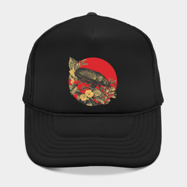 Gothic Kabutomushi Japanese Insect Art Samurai Beetle Design by TuncGK