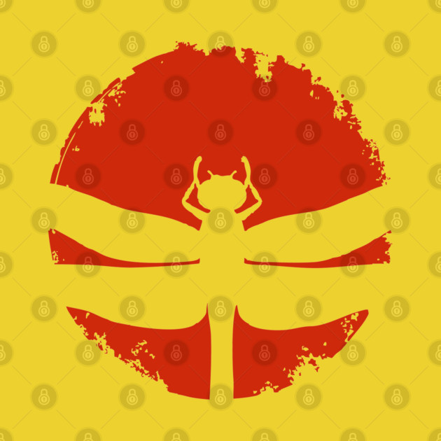 Gothic Dragonfly Japanese Insect Art Minimalist Silhouette Design by TuncGK