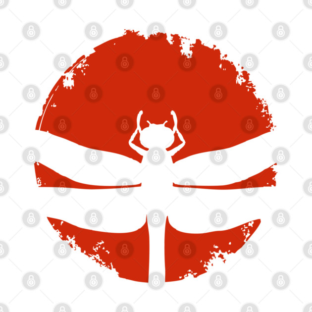 Gothic Dragonfly Japanese Insect Art Minimalist Silhouette Design by TuncGK