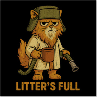 Litter’s Full Cat Parody Posters and Art
