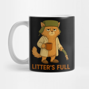 Litter’s Full Cat Parody Mug