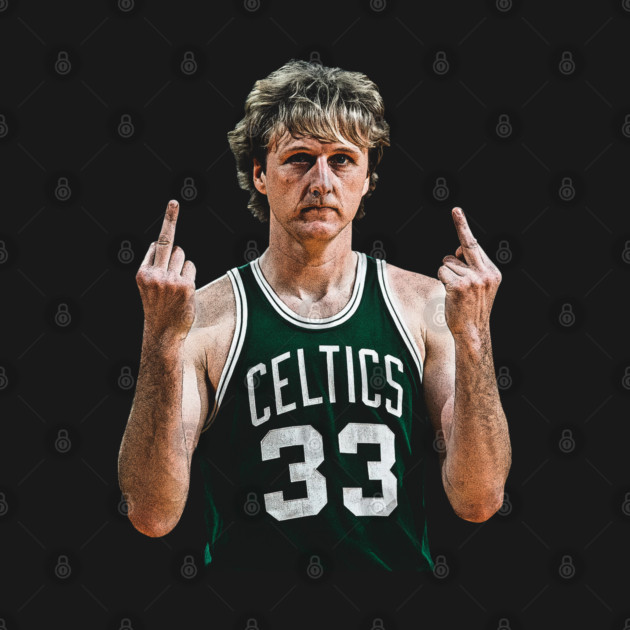 LARRY BIRD VINTAGE MIDDLE FINGER 90S T-Shirt