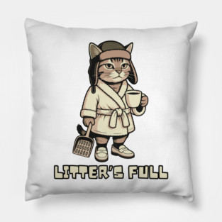 Litter’s Full Cat Parody Pillow