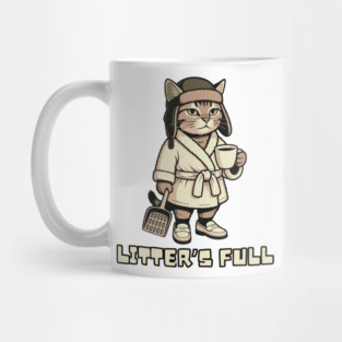 Litter’s Full Cat Parody Mug