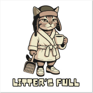 Litter’s Full Cat Parody Posters and Art