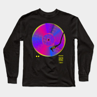 Retro Vinyl  music Long Sleeve T-Shirt