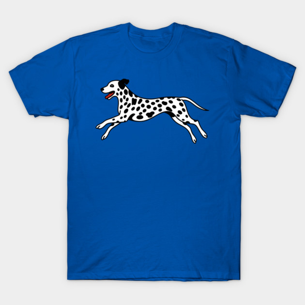 Playful Dalmatian Art T-Shirt by DonWillisJrArt