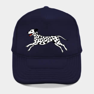 Playful Dalmatian Art Hat