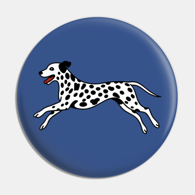 Playful Dalmatian Art Pin by DonWillisJrArt