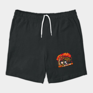 Snoopy And Charlie Happy Fall Autumn Shorts