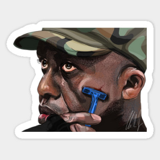 Predator: Mac Sweat Shaving Sticker