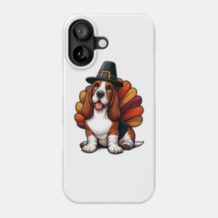 Basset Hound Thanksgiving Phone Case