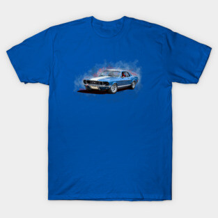 Blue 1968 Mustang T-Shirt