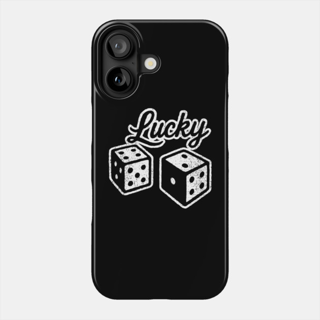 Lucky Casino Dices Gambler Vibes Phone Case by Anticorporati