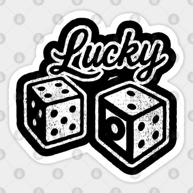 Lucky Casino Dices Gambler Vibes Sticker by Anticorporati