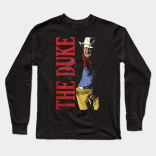 John Wayne THE DUKE Long Sleeve T-Shirt