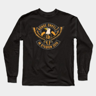 Böhse Onkelz Eagle Shield 2018 Stadium Tour Hard Rock Badge Long Sleeve T-Shirt