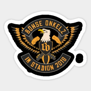 Böhse Onkelz Eagle Shield 2018 Stadium Tour Hard Rock Badge Sticker