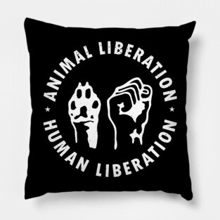 Animal Liberation Animal Rights Pillow