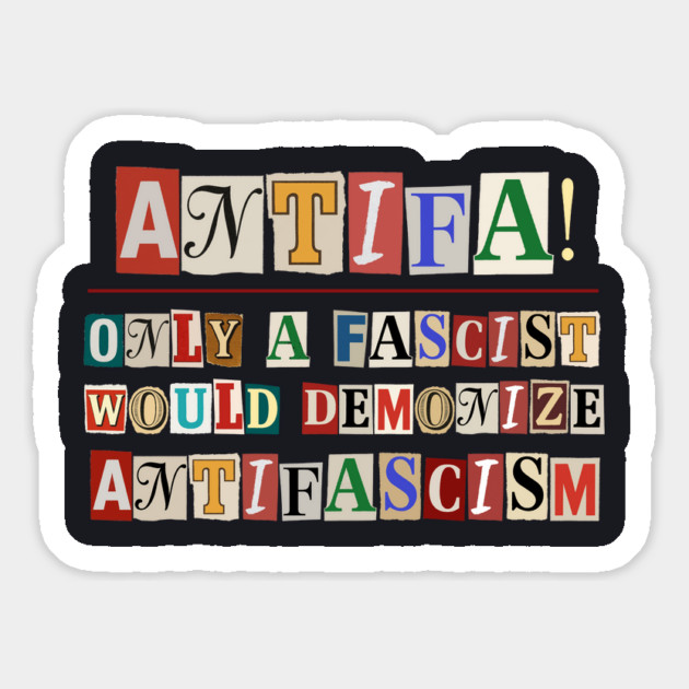Only A Fascist Would Demonize Antifascism Magnet by Charles's Store 8