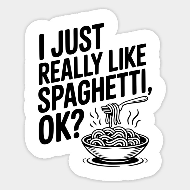 I Just Really Like Spaghetti Ok? Magnet by Frank Ring