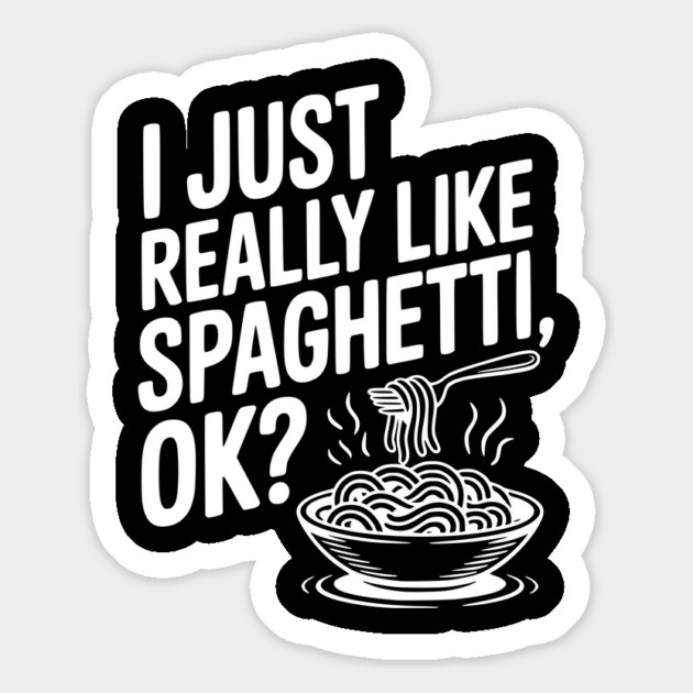 I Just Really Like Spaghetti Ok? Magnet by Frank Ring