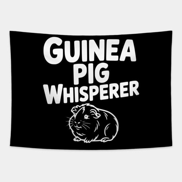 Guinea Pig Whisperer Tapestry by Frank Ring