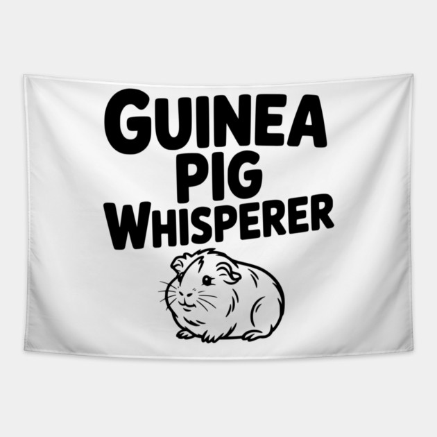 Guinea Pig Whisperer Tapestry by Frank Ring
