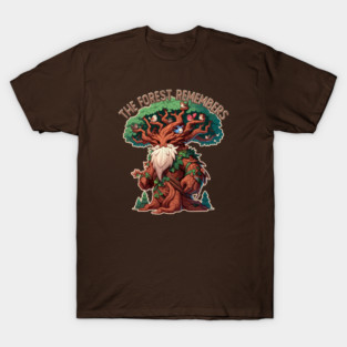 Ancient Forest Guardian Tree Spirit Fantasy TTRPG Lore T-Shirt
