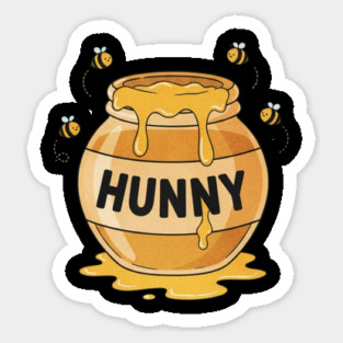 Cute Sweet Pot Hunny Costume Easy Funny Bee Lovers Halloween Sticker