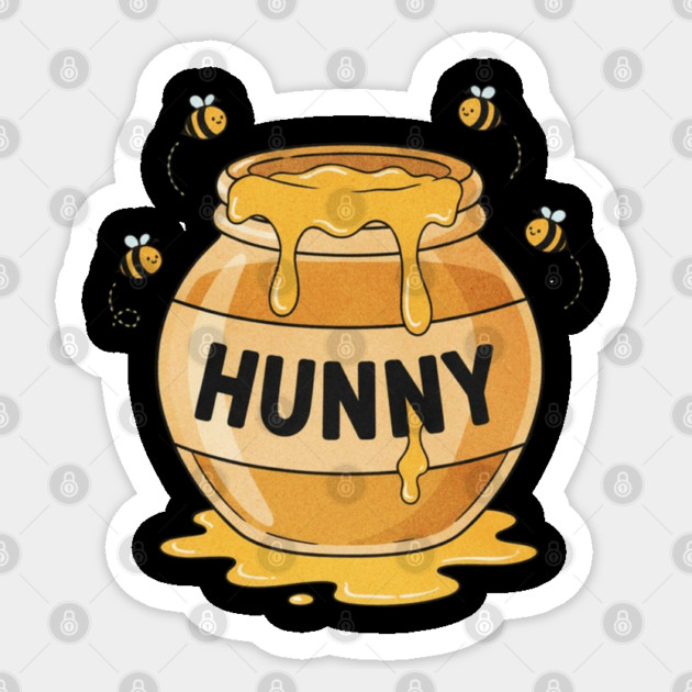 Cute Sweet Pot Hunny Costume Easy Funny Bee Lovers Halloween Sticker by shirtlux