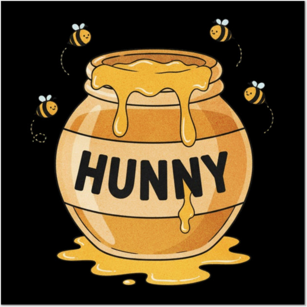 Cute Sweet Pot Hunny Costume Easy Funny Bee Lovers Halloween Wall Art by shirtlux