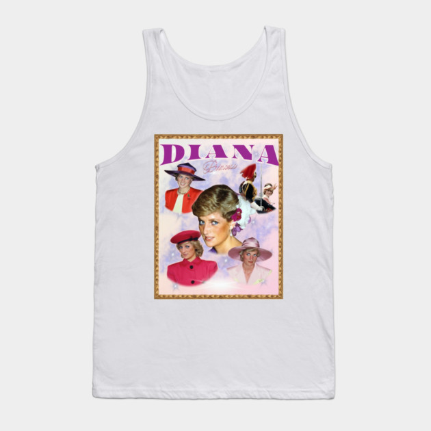 Diana Princess, In Remembrance and Love, Retro Art Tank Top by Art2Wear