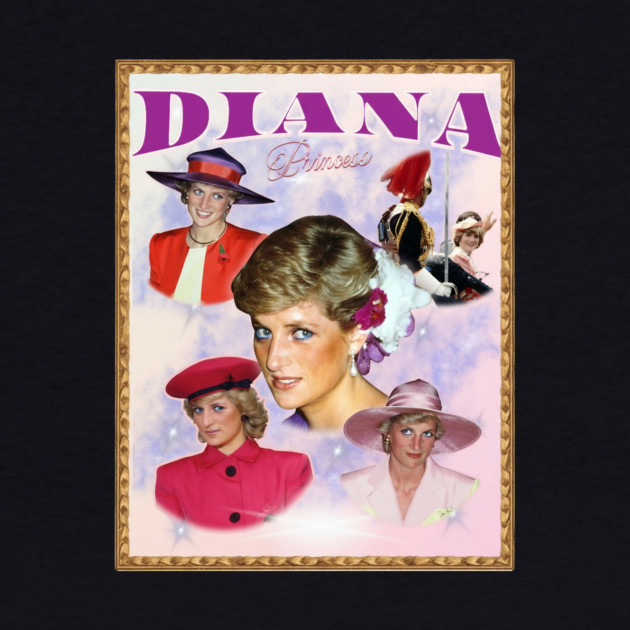 Diana Princess, In Remembrance and Love, Retro Art by Art2Wear