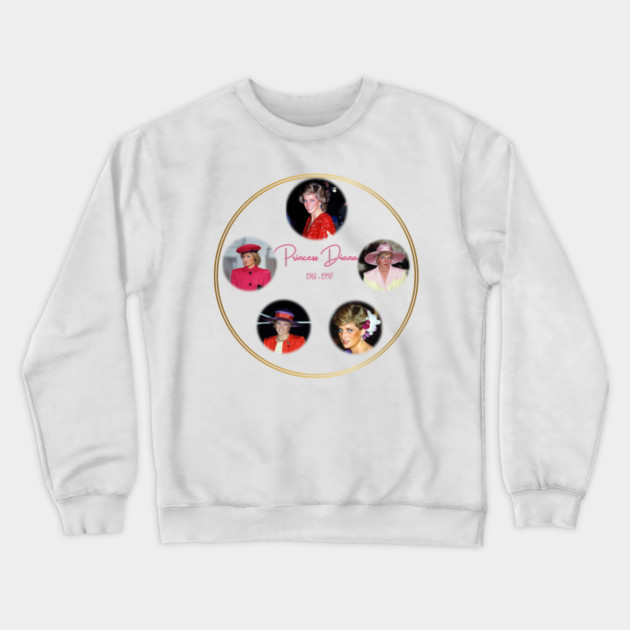 Princess Diana Remembrance - Icon Collage 1961-1997 Crewneck Sweatshirt by Art2Wear
