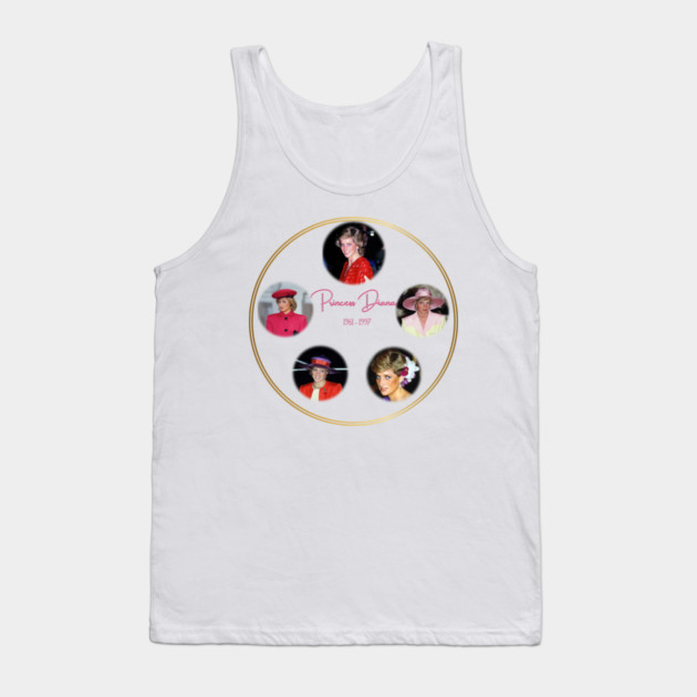 Princess Diana Remembrance - Icon Collage 1961-1997 Tank Top by Art2Wear