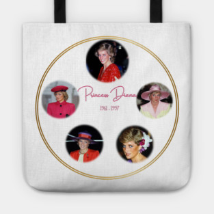 Princess Diana Remembrance - Icon Collage 1961-1997 Tote