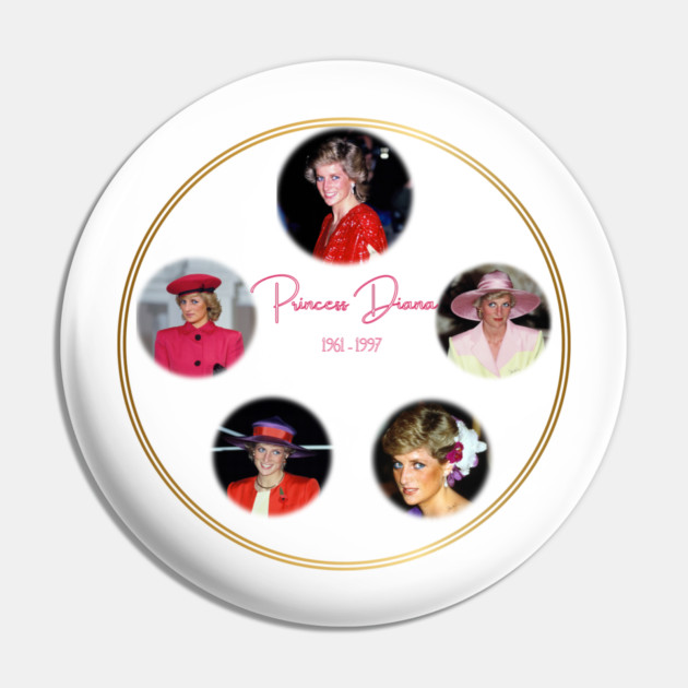 Princess Diana Remembrance - Icon Collage 1961-1997 Pin by Art2Wear