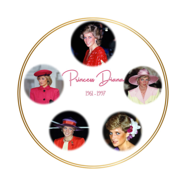 Princess Diana Remembrance - Icon Collage 1961-1997 by Art2Wear