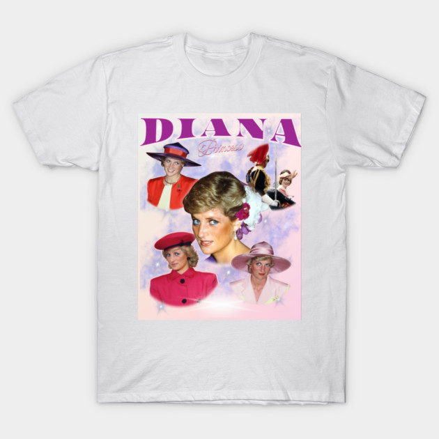 Princess Diana Collage, Queen of Hearts Tribute T-Shirt by Art2Wear