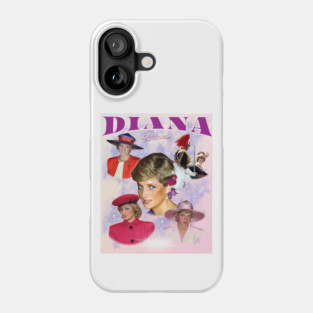 Princess Diana Collage, Queen of Hearts Tribute Phone Case