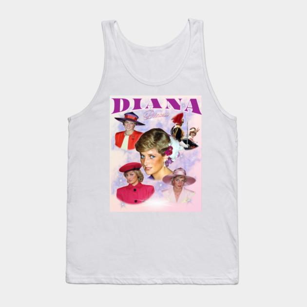 Princess Diana Collage, Queen of Hearts Tribute Tank Top by Art2Wear