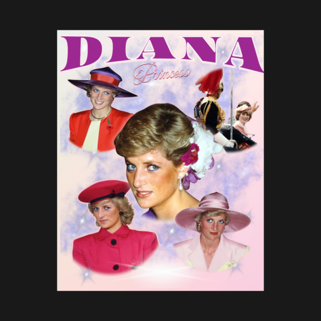 Princess Diana Collage, Queen of Hearts Tribute by Art2Wear