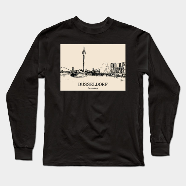 Düsseldorf - Germany Long Sleeve T-Shirt by Lakeric