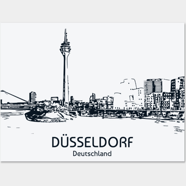 Düsseldorf - Germany Wall Art by Lakeric