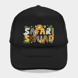 Safari Squad Jungle Animal Birthday Family Matching Hat